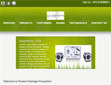 Tablet Screenshot of g-a-electrosonic.com